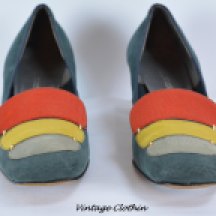Vintage 1960s Florsheim Color Block Shoes