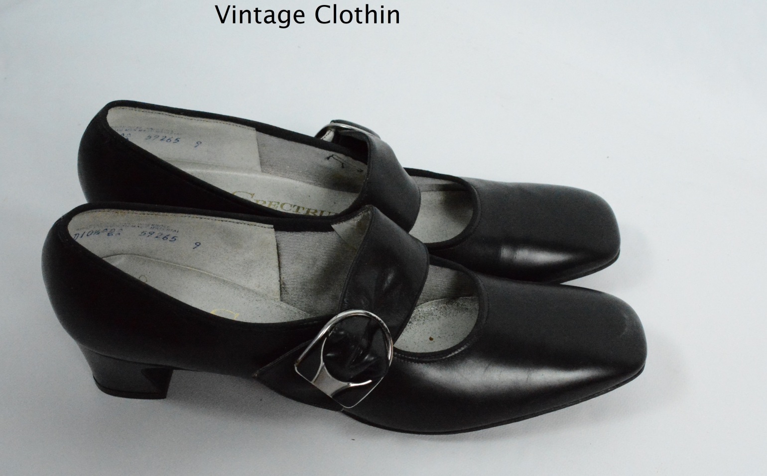 1960s Spectrums by Selby Black Pumps